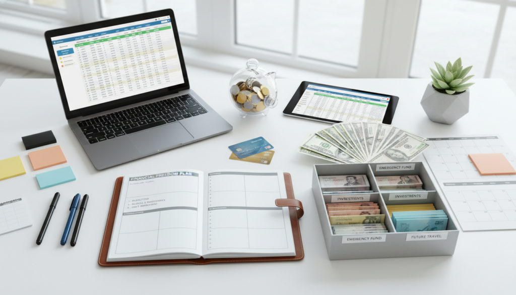 organizar a vida financeira do zero