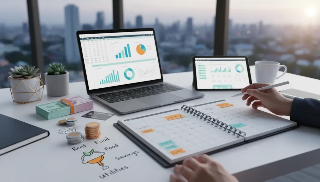 orçamento mensal eficiente