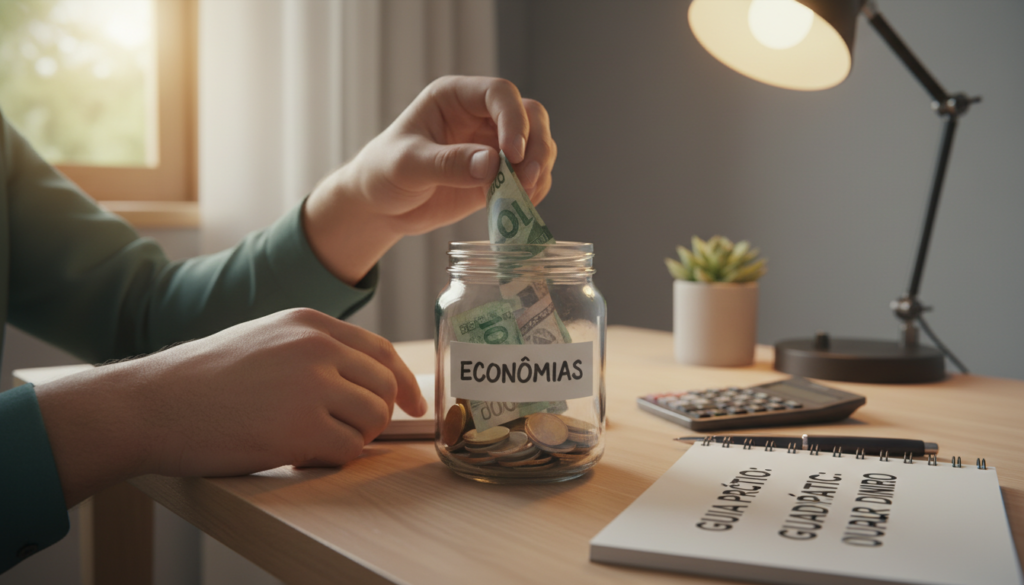 como guardar dinheiro ganhando pouco
