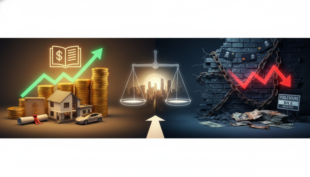 dívida boa vs dívida ruim