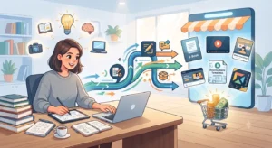 transformar conhecimento em produto digital finanças